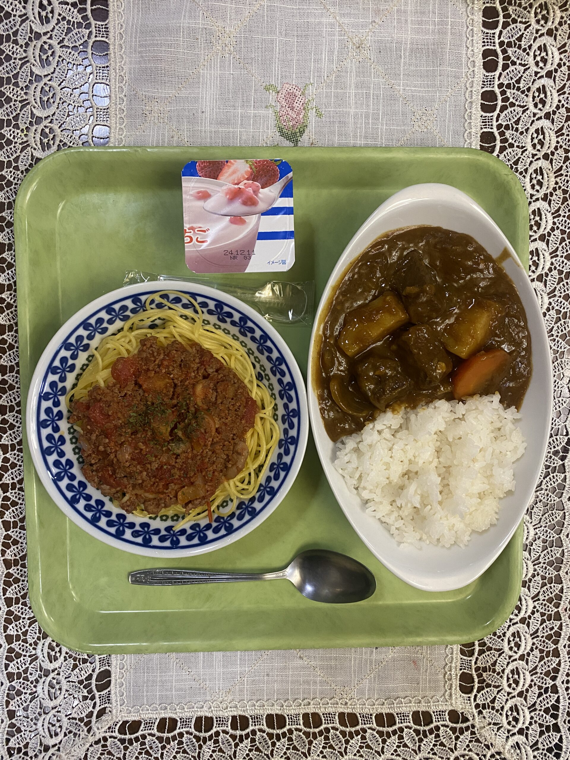 柴田マンション食堂メニューカレー